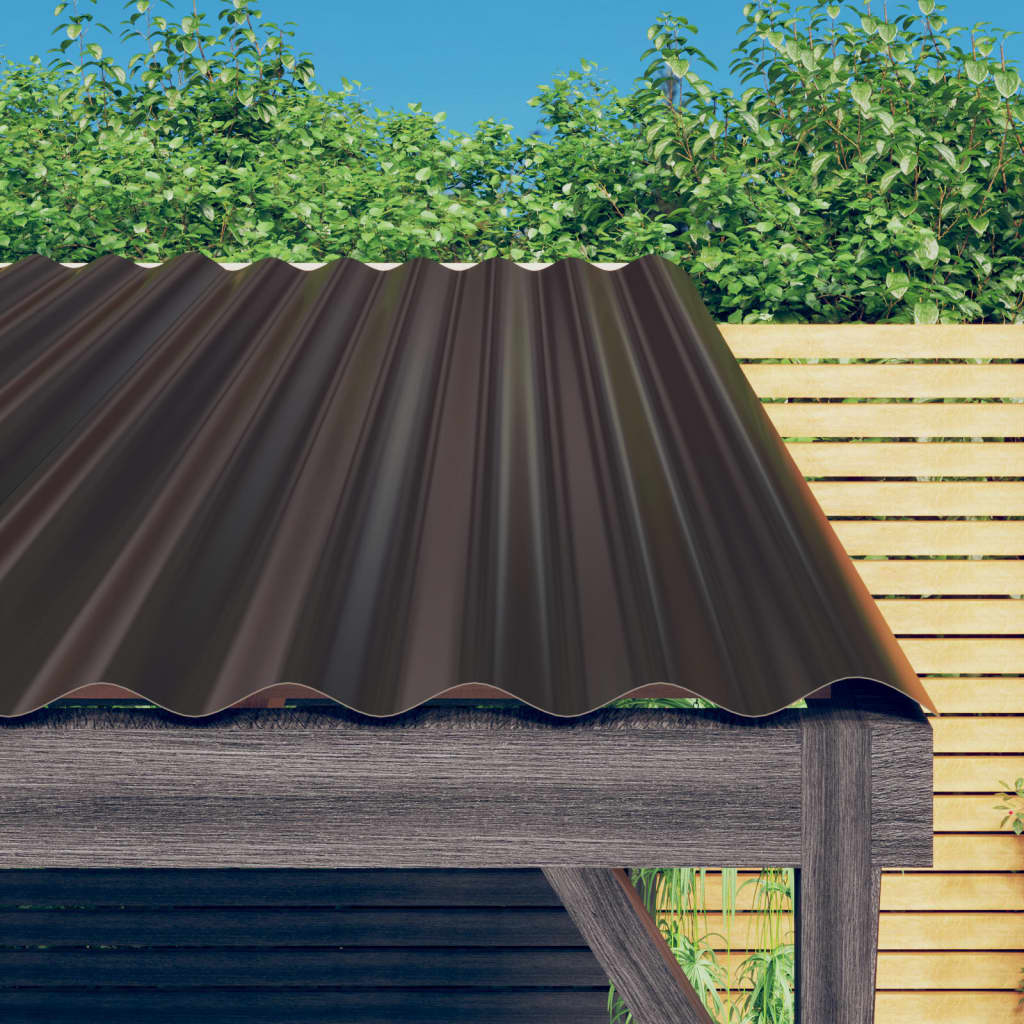 Střešní Panely 36 Ks Práškově Lakovaná Ocel Zelené