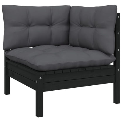 4Dílná Zahradní Sedací Souprava S Poduškami Masivní Borovice