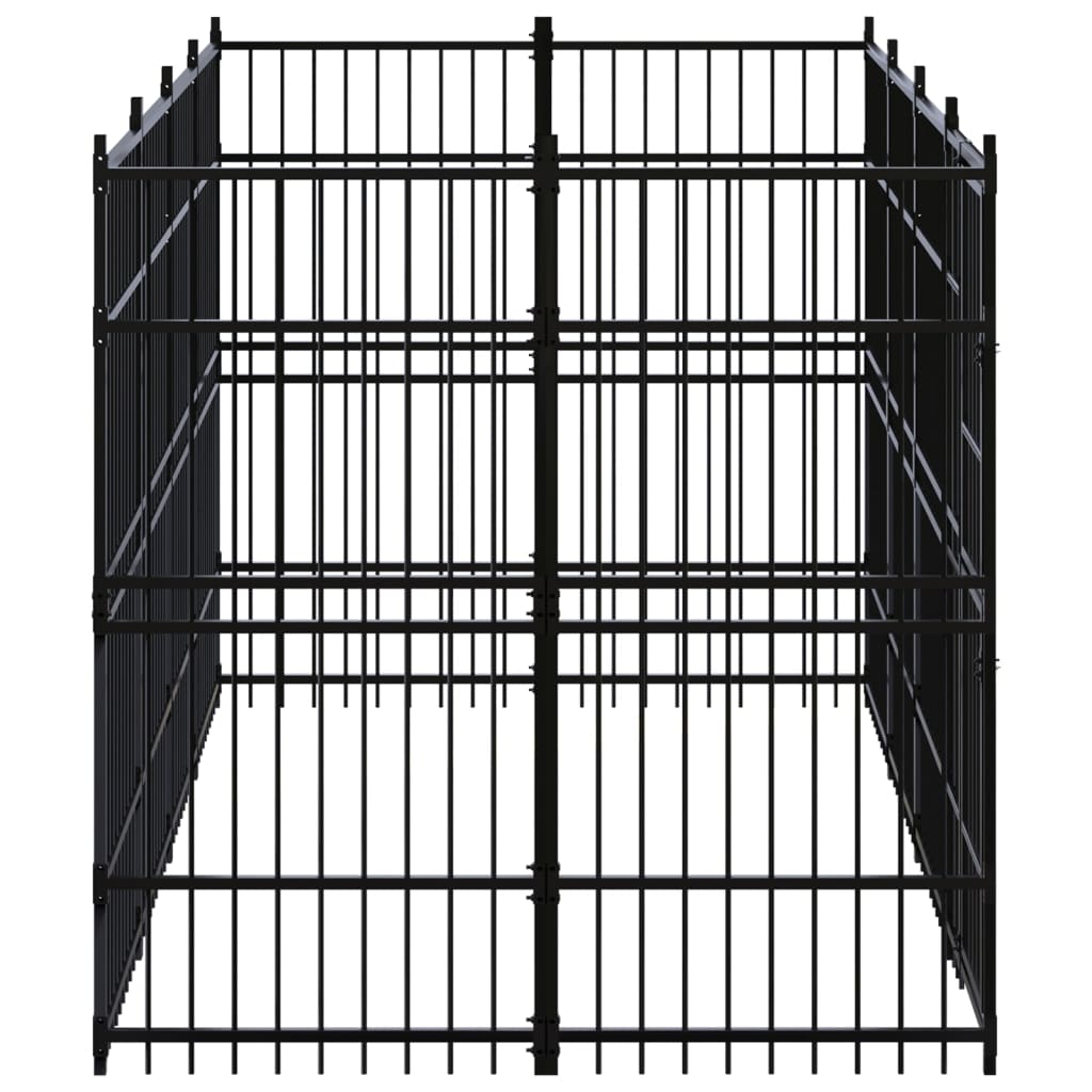 Venkovní Psí Kotec Ocel 7,37 M²