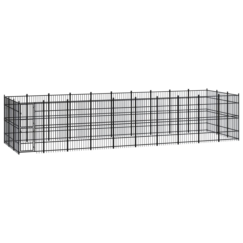 Venkovní Psí Kotec Ocel 8,29 M²