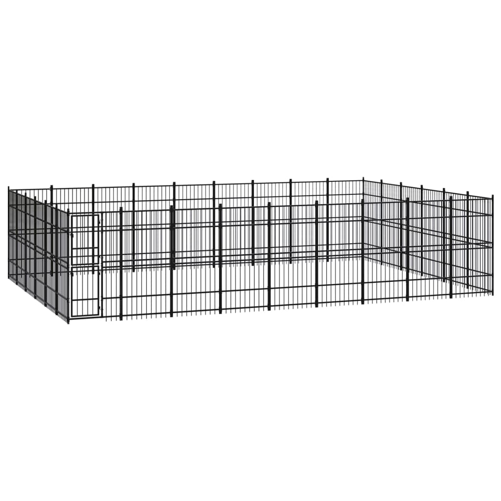 Venkovní Psí Kotec Ocel 8,29 M²