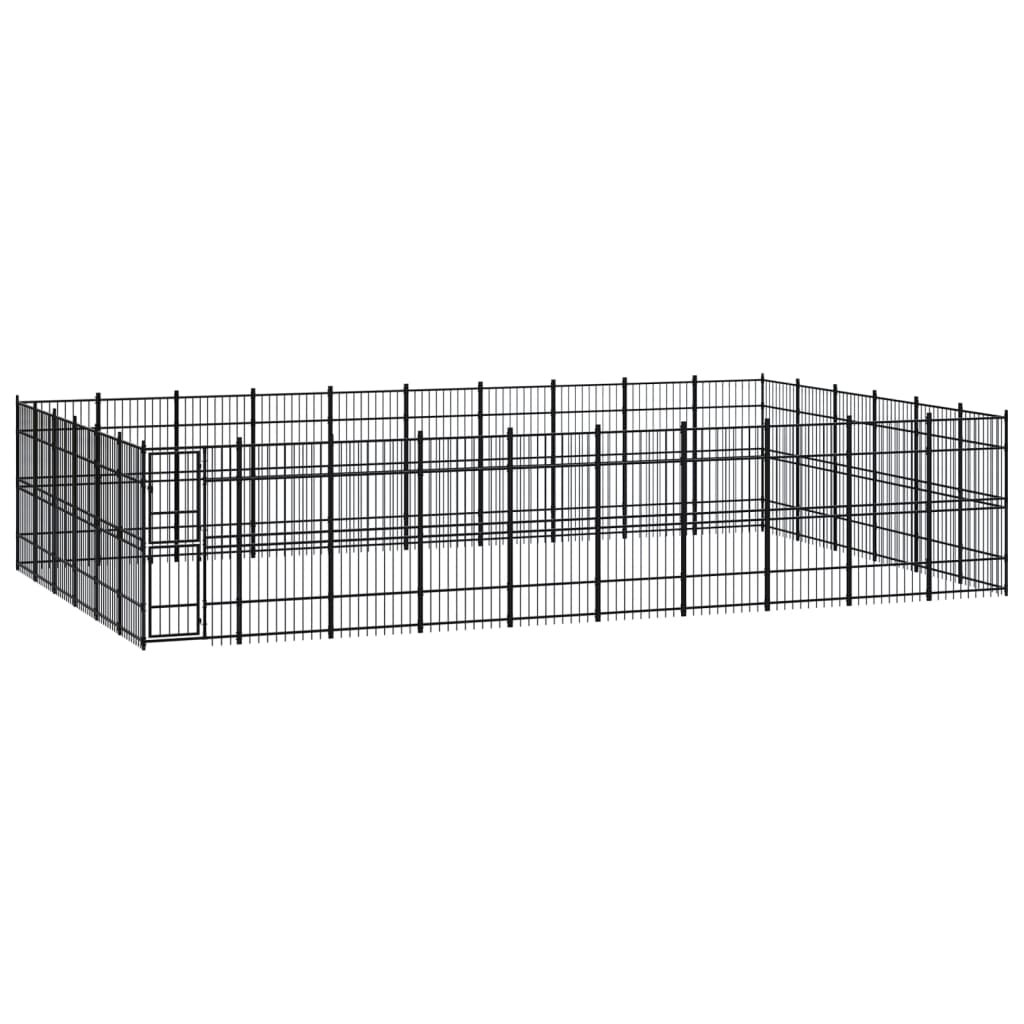 Venkovní Psí Kotec Ocel 8,29 M²