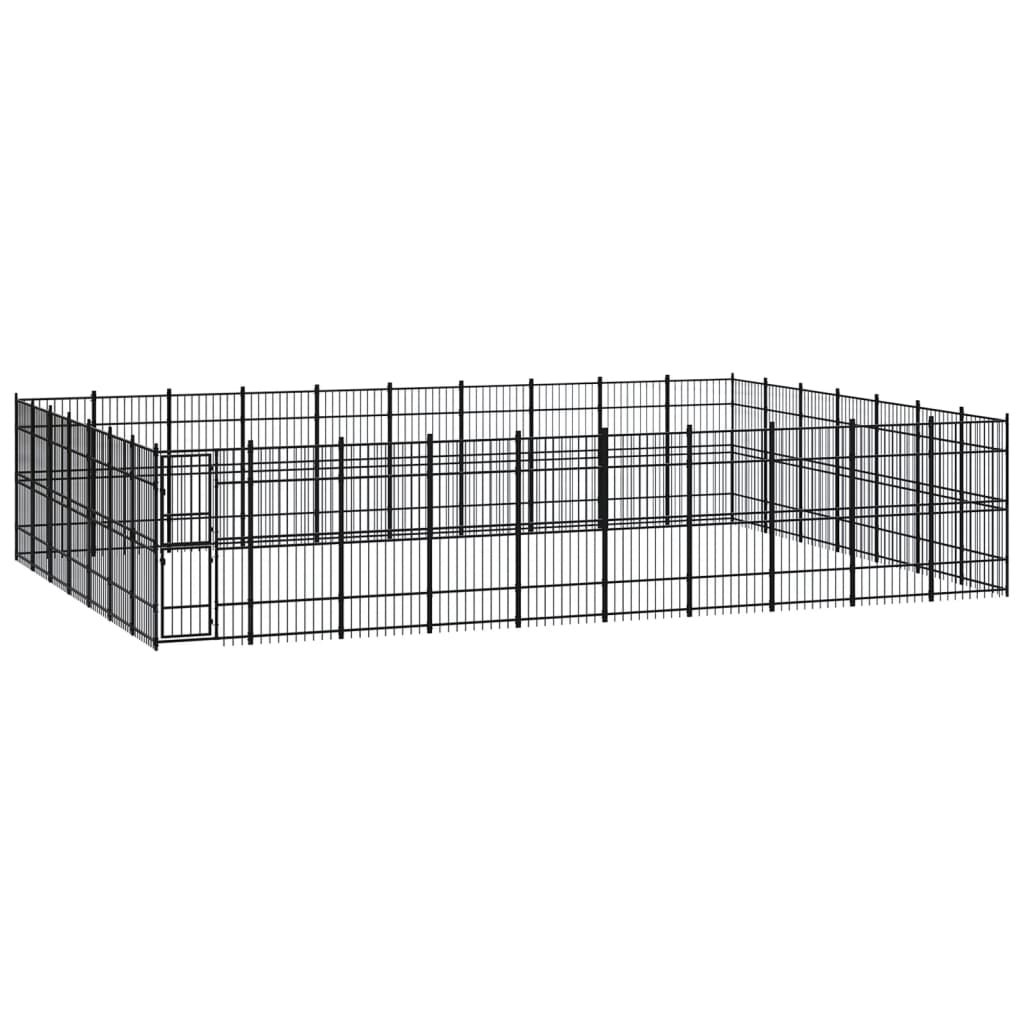 Venkovní Psí Kotec Ocel 8,29 M²