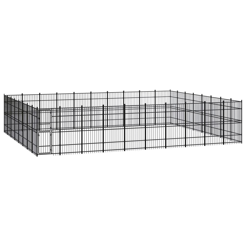 Venkovní Psí Kotec Ocel 8,29 M²