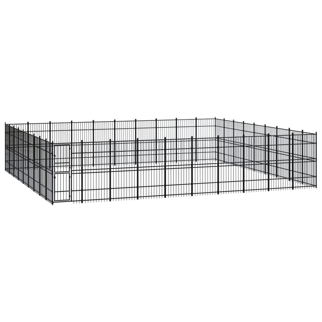 Venkovní Psí Kotec Ocel 8,29 M²