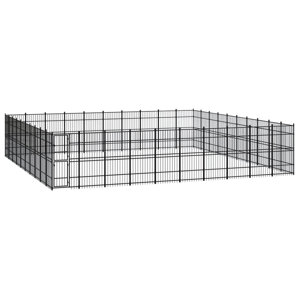 Venkovní Psí Kotec Ocel 8,29 M²