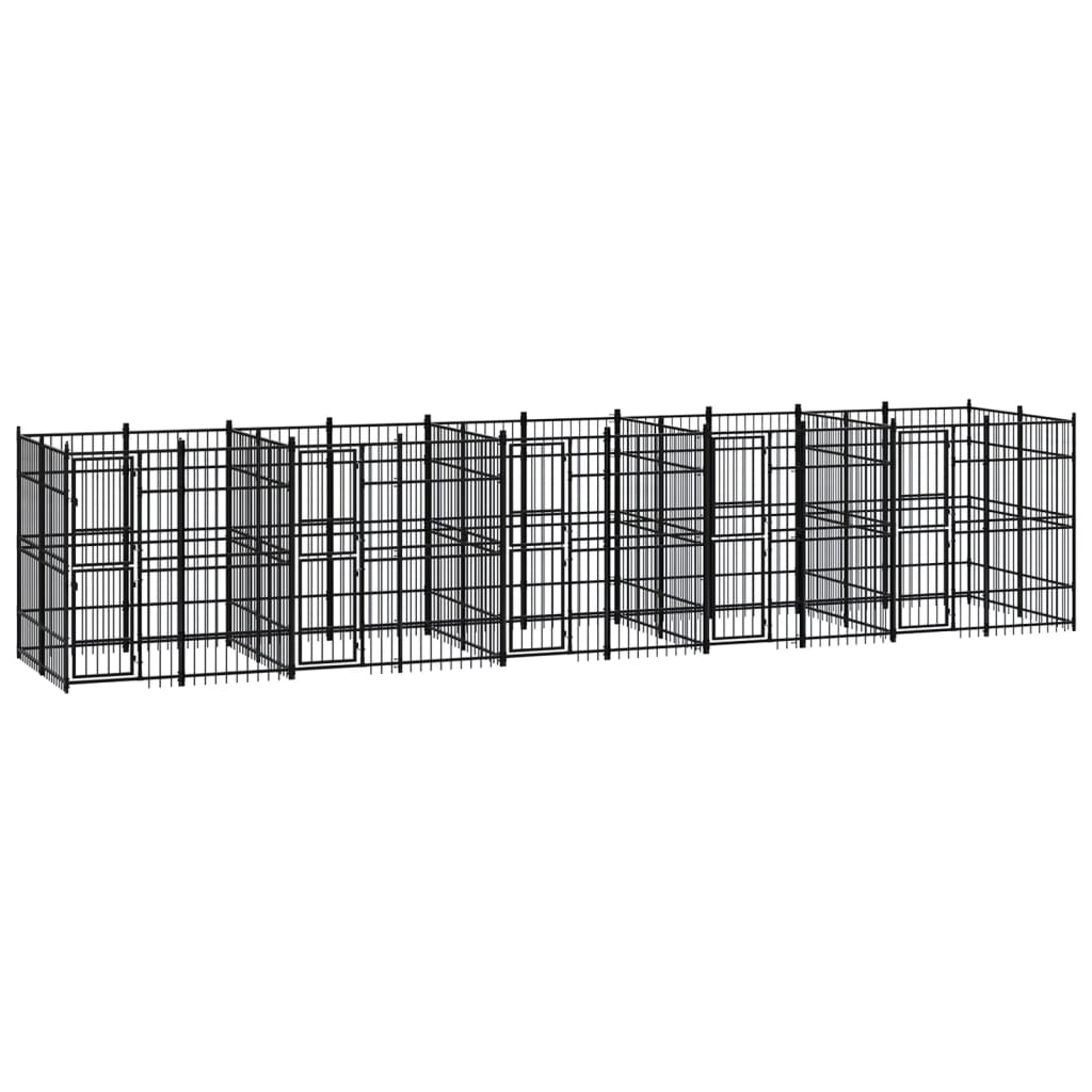 Venkovní Psí Kotec Ocel 18,43 M²