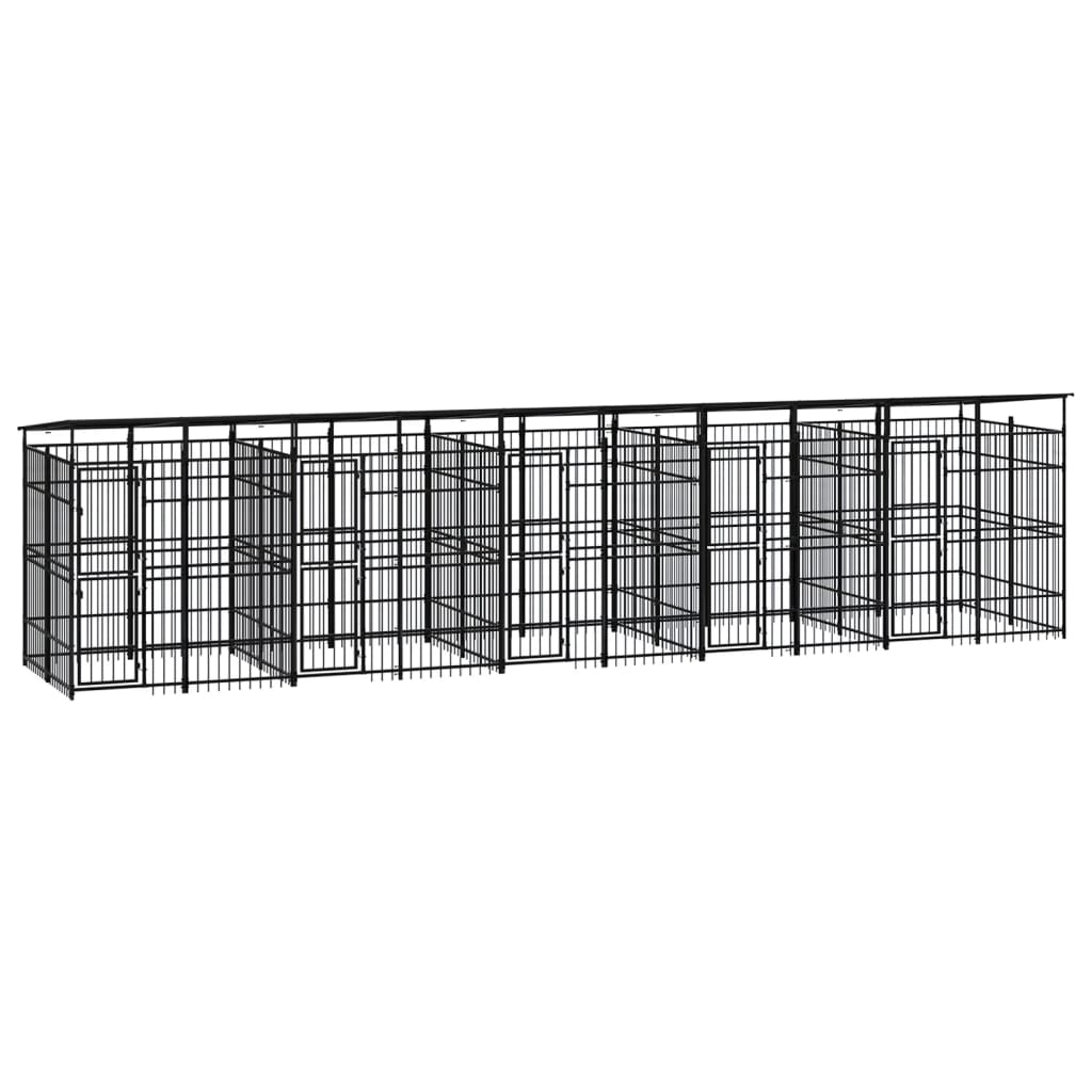 Venkovní Psí Kotec Ocel 18,43 M²