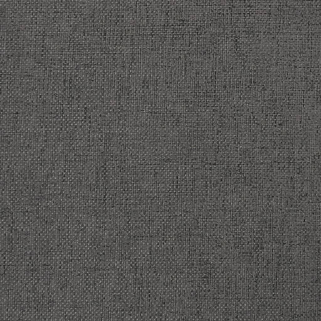 Polohovací Křeslo Tmavě Šedé Textil