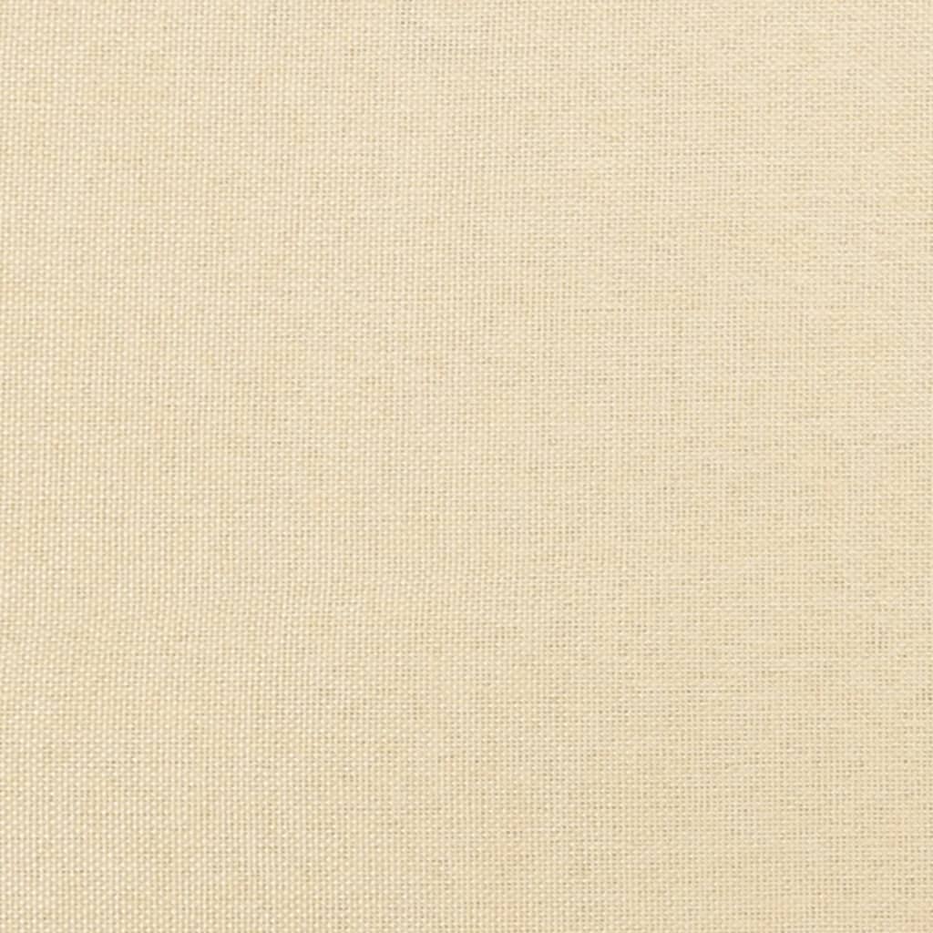 Polohovací Křeslo Krémové Textil