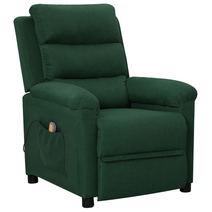 Masážní Křeslo Světle Šedé Textil