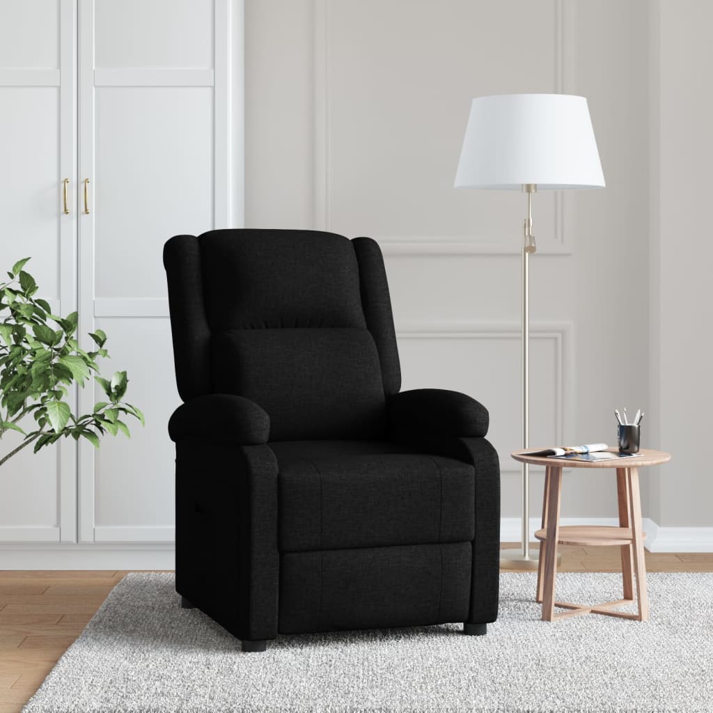 Polohovací Křeslo Hnědé Textil