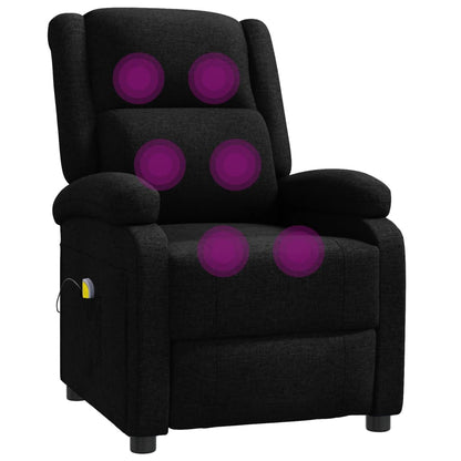 Masážní Křeslo Ušák Černé Textil