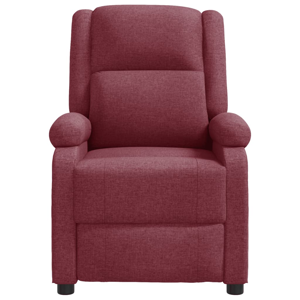 Masážní Křeslo Ušák Vínové Textil