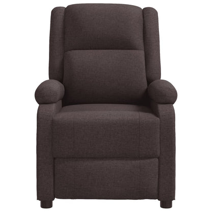 Masážní Křeslo Ušák Tmavě Hnědé Textil