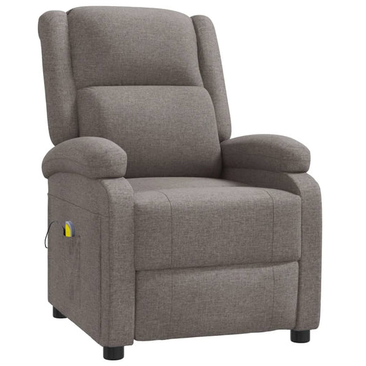 Masážní Křeslo Ušák Taupe Textil