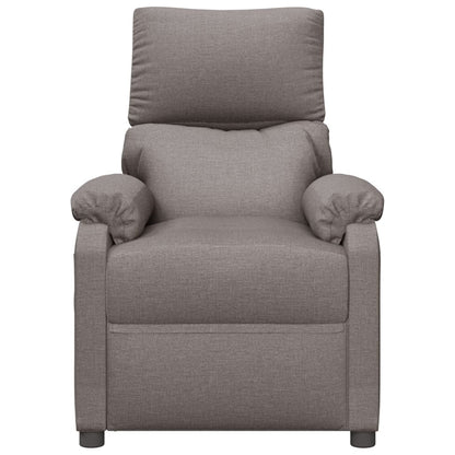 Masážní Křeslo Taupe Textil