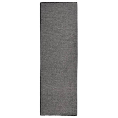 Venkovní Hladce Tkaný Koberec Šedá