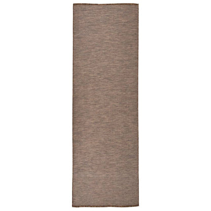 Venkovní Hladce Tkaný Koberec Šedá