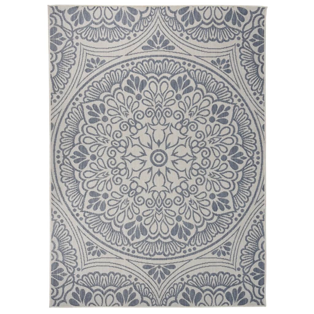 Venkovní Hladce Tkaný Koberec Šedá