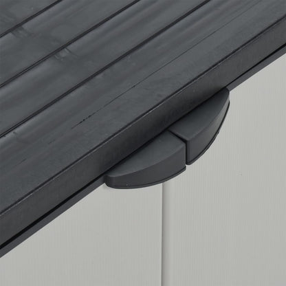 Zahradní Skříň Na Odpadky Šedá A Černá 68 X 37 X 84 Cm Pp