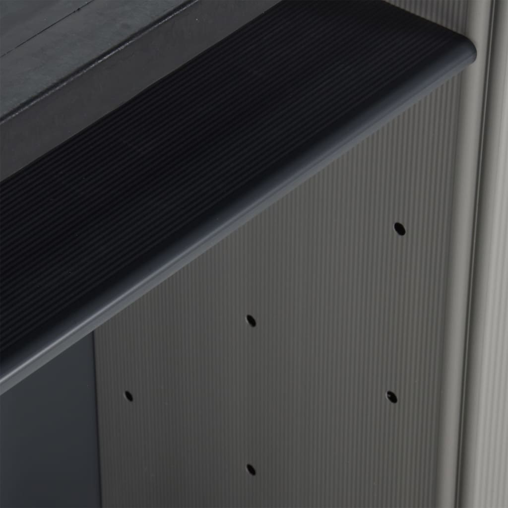 Zahradní Skříň Na Odpadky Šedá A Černá 68 X 37 X 84 Cm Pp