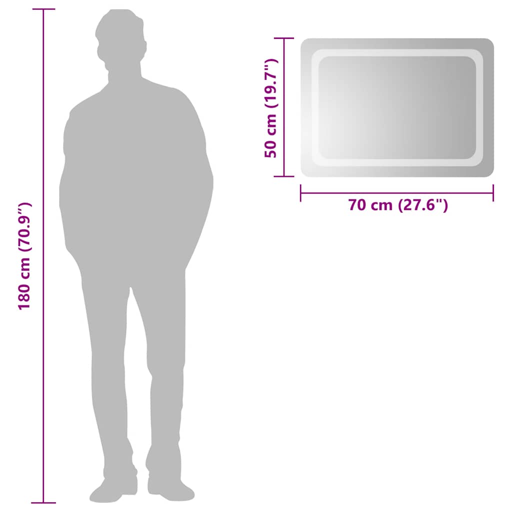 Koupelnové Zrcadlo S Led Osvětlením