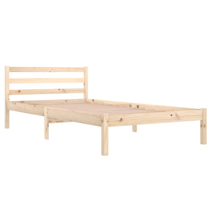 Rám Postele Masivní Borové Dřevo 100 X 200 Cm