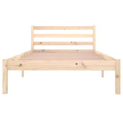 Rám Postele Masivní Borové Dřevo 100 X 200 Cm
