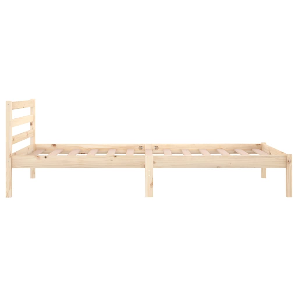Rám Postele Masivní Borové Dřevo 100 X 200 Cm