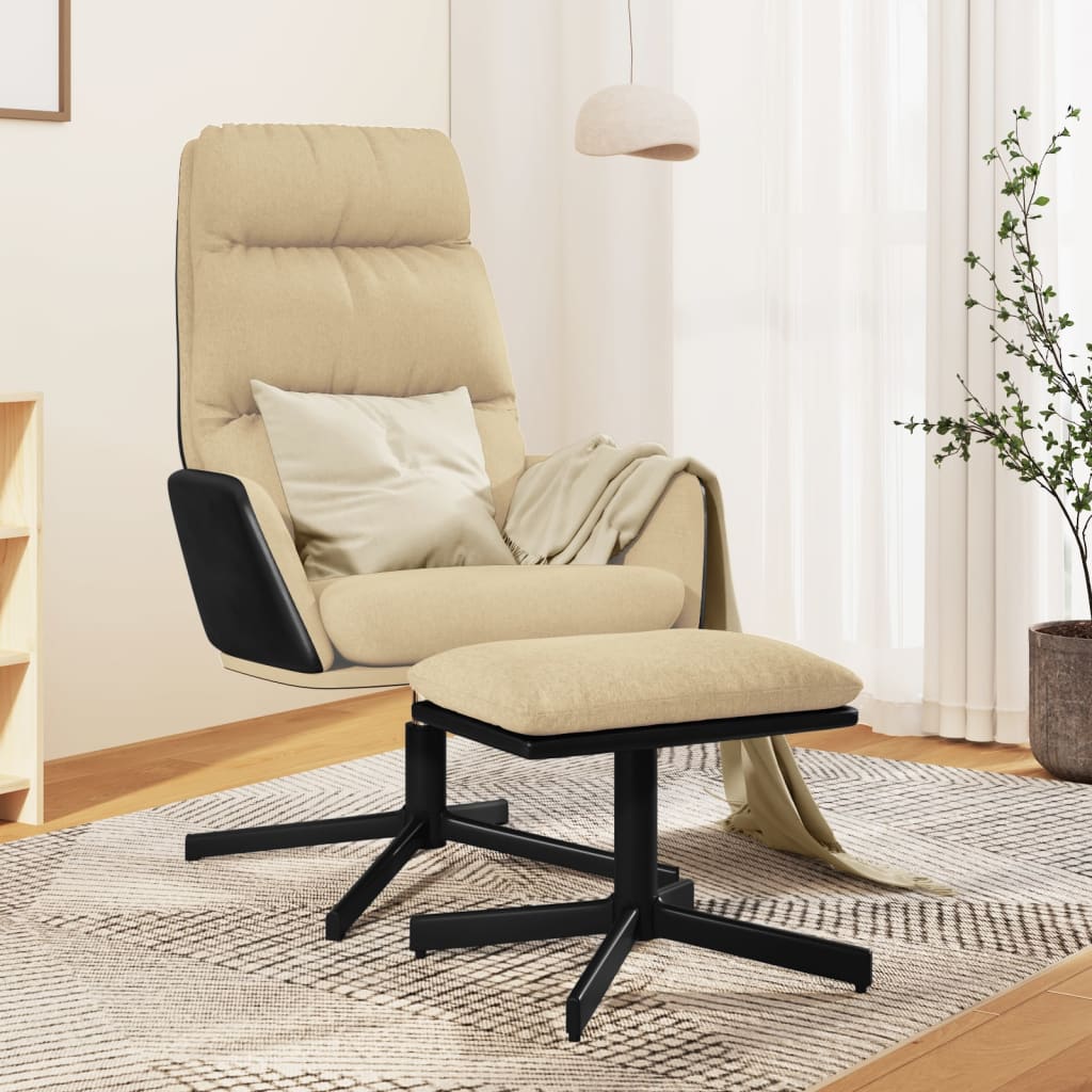 Relaxační Křeslo Tmavě Šedé Textil