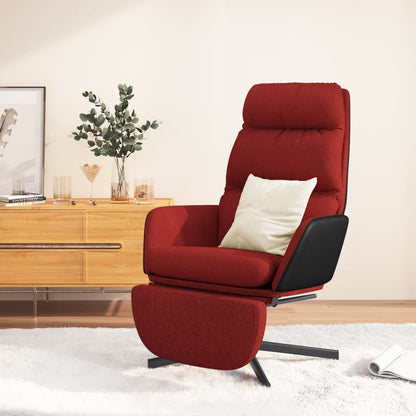 Relaxační Křeslo Tmavě Šedé Textil