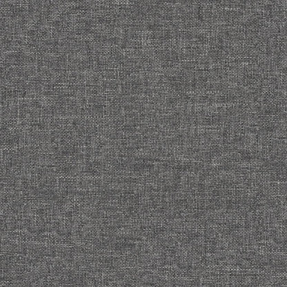 Relaxační Křeslo Se Stoličkou Světle Šedé Textil
