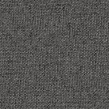 Relaxační Křeslo Se Stoličkou Tmavě Šedé Textil