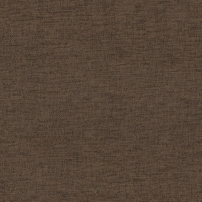 Relaxační Křeslo Se Stoličkou Hnědé Textil