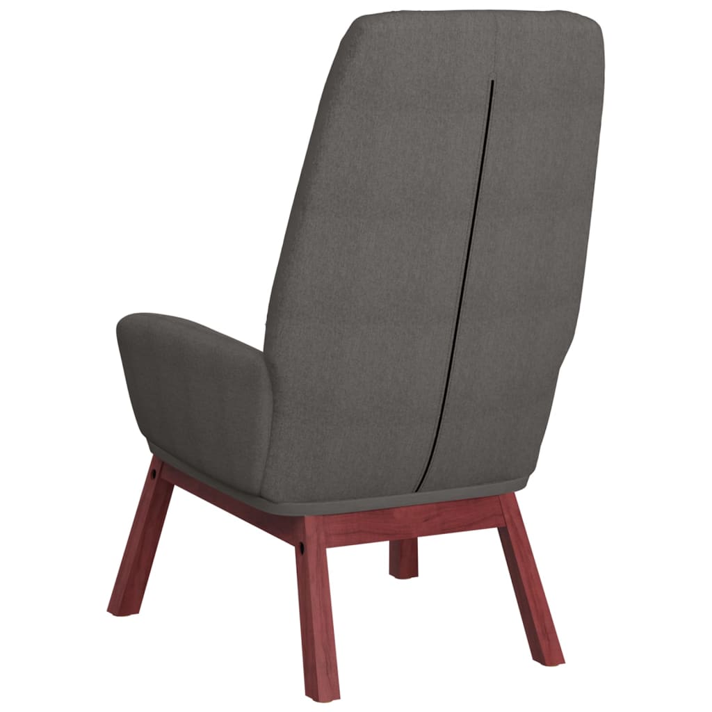 Relaxační Křeslo S Podnožkou Světle Šedé Textil