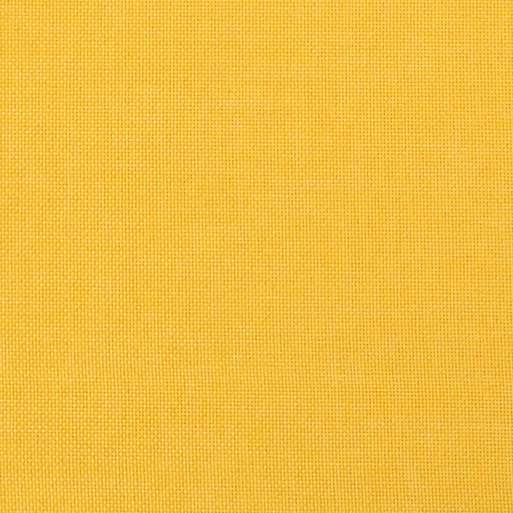 Relaxační Křeslo S Podnožkou Hořčicově Žluté Textil