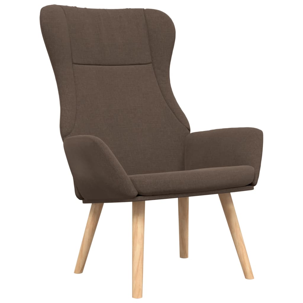 Relaxační Křeslo S Podnožkou Taupe Textil