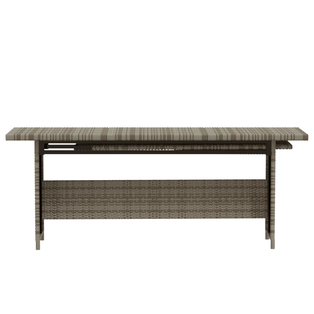 3Dílná Zahradní Sedací Souprava S Poduškami Polyratan Šedá