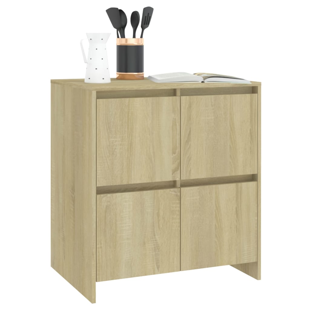 Příborníky 2 Ks 70 X 41 X 75 Cm Kompozitní Dřevo