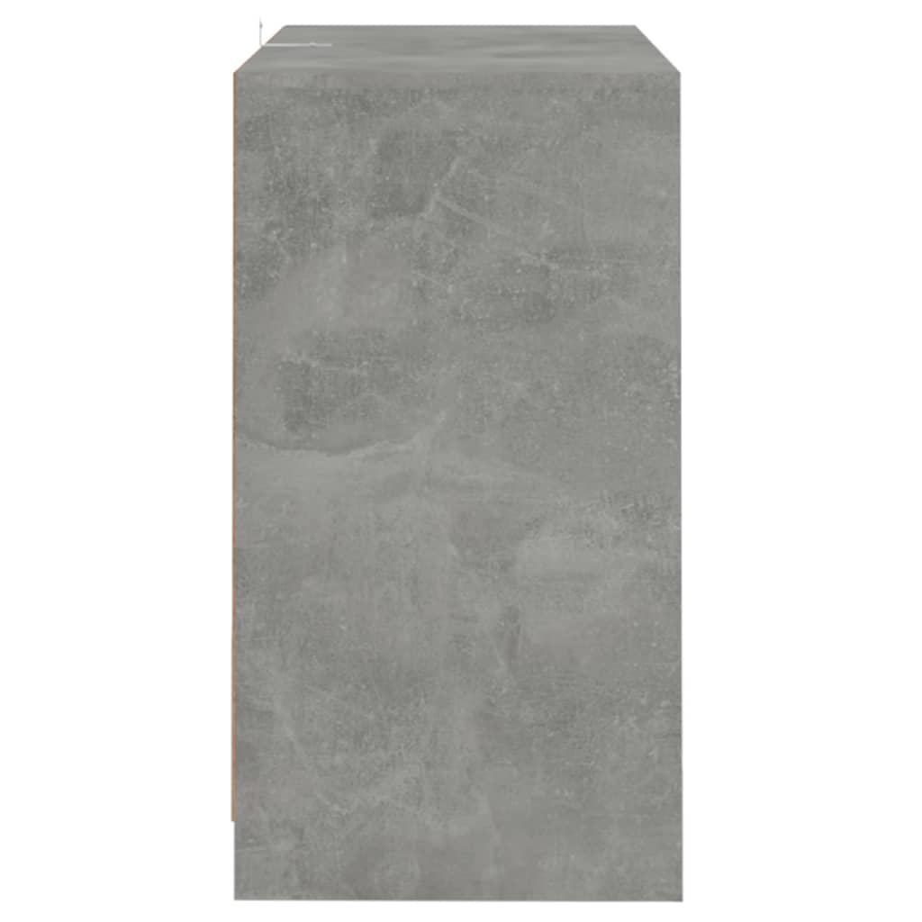 Příborníky 2 Ks Betonově Šedé 70 X 41 X 75 Cm Dřevotříska
