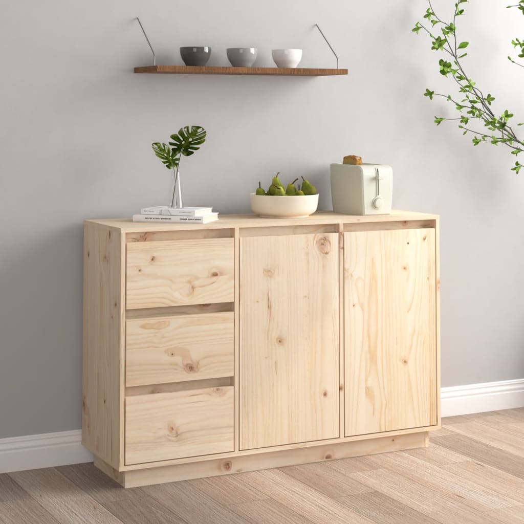 Příborník 111 X 34 X 75 Cm Masivní Borové Dřevo