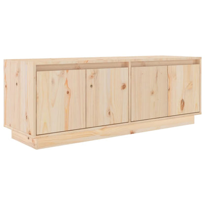 Tv Skříňka 110 X 34 X 40 Cm Masivní Borové Dřevo