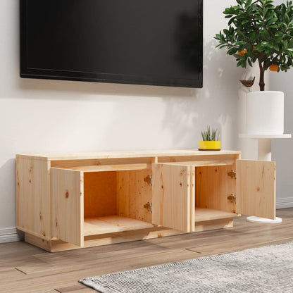 Tv Skříňka 110 X 34 X 40 Cm Masivní Borové Dřevo