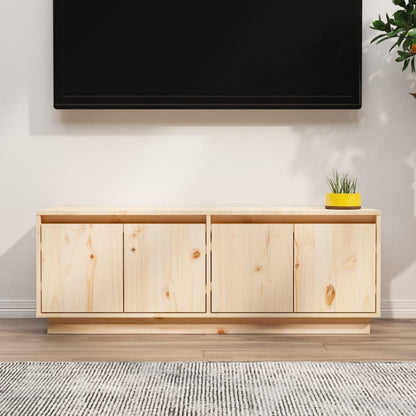 Tv Skříňka 110 X 34 X 40 Cm Masivní Borové Dřevo