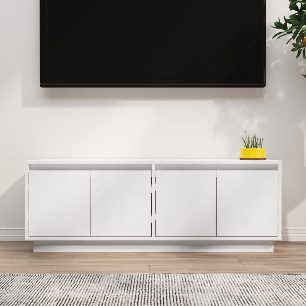 Tv Skříňka 110 X 34 X 40 Cm Masivní Borové Dřevo