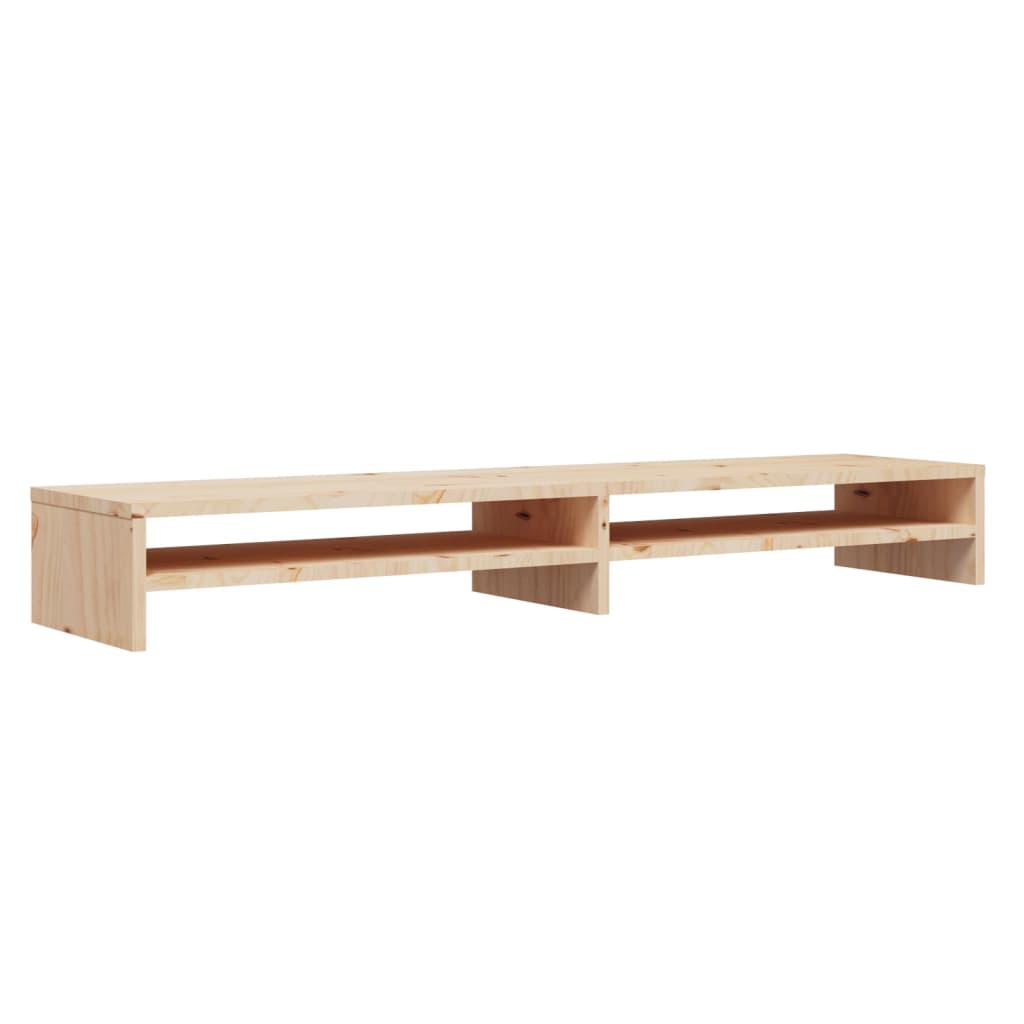 Stojan Na Monitor 100 X 24 X 13 Cm Masivní Borové Dřevo