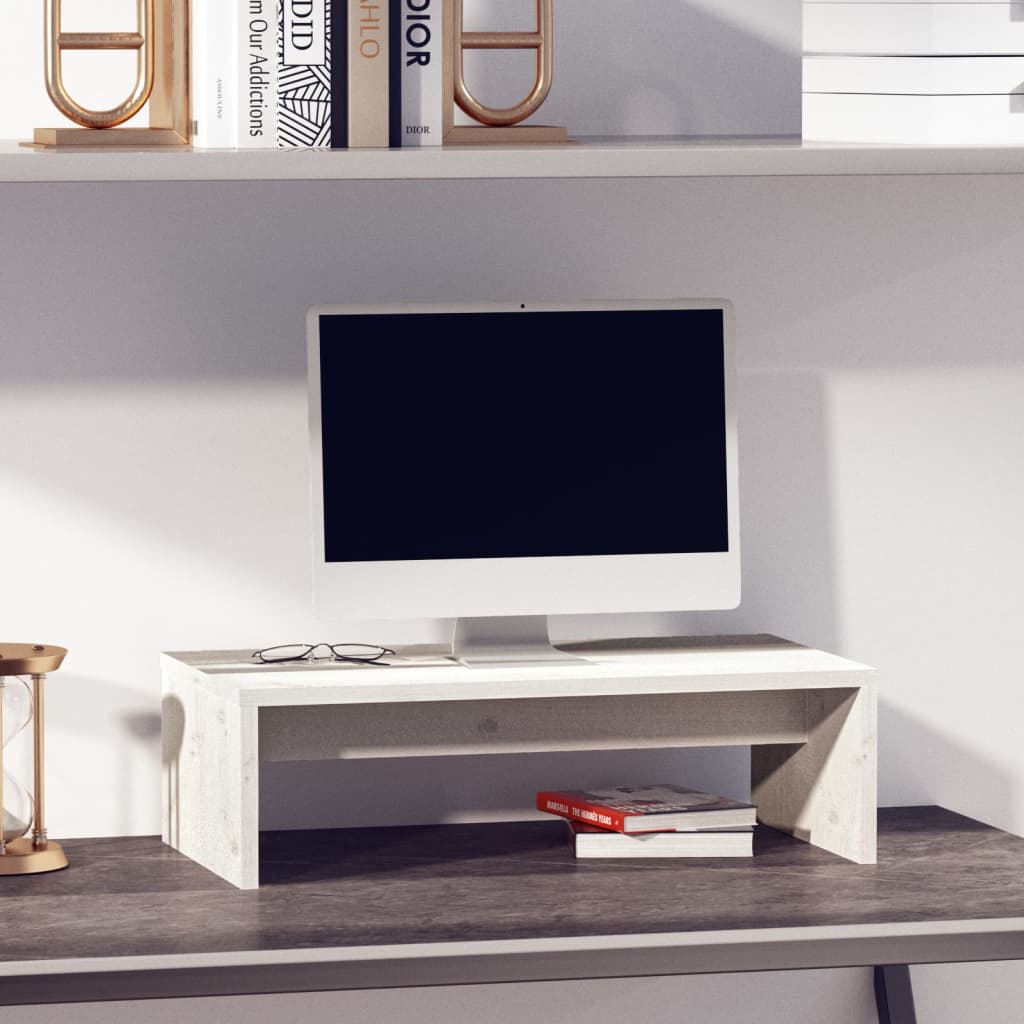 Stojan Na Monitor 50 X 27 X 15 Cm Masivní Borové Dřevo