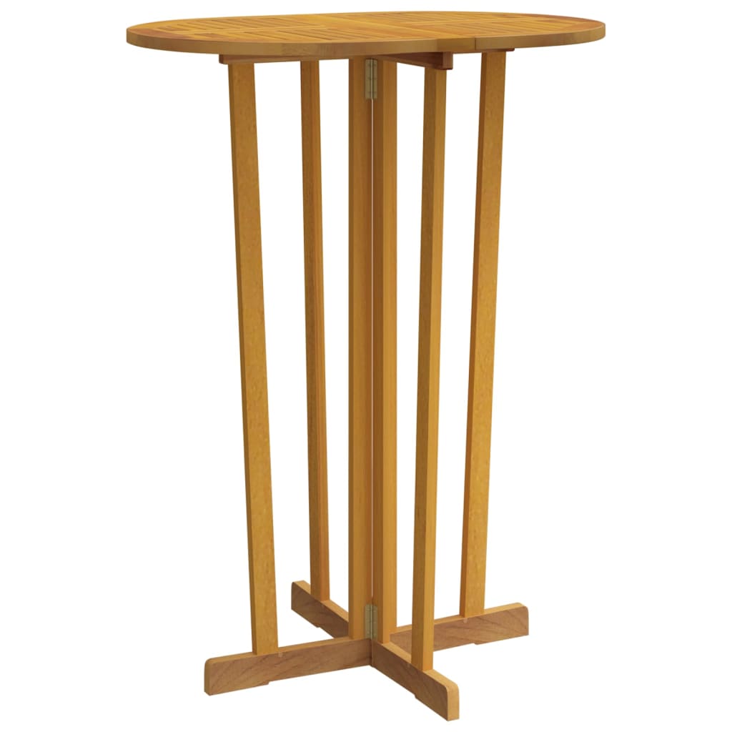 Skládací Barový Stůl 90 X 65 X 105 Cm Masivní Teakové Dřevo