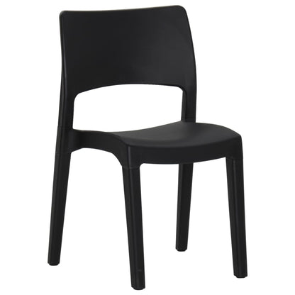 Zahradní Židle 2 Ks Polypropylen Antracitové